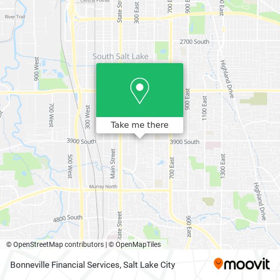 Mapa de Bonneville Financial Services