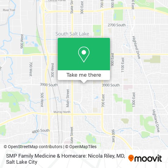 Mapa de SMP Family Medicine & Homecare: Nicola Riley, MD