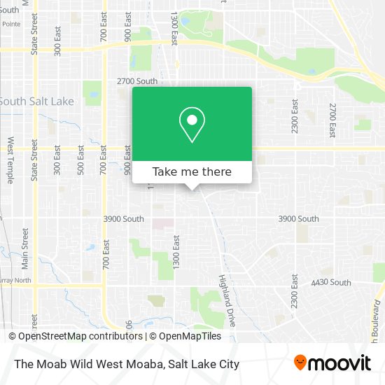 Mapa de The Moab Wild West Moaba