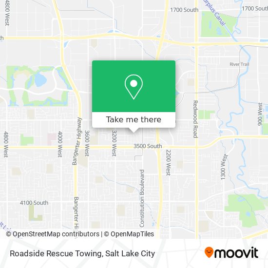 Roadside Rescue Towing map