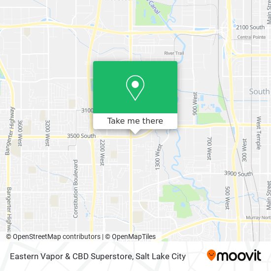 Mapa de Eastern Vapor & CBD Superstore