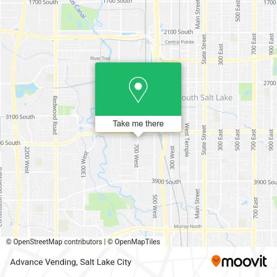 Advance Vending map