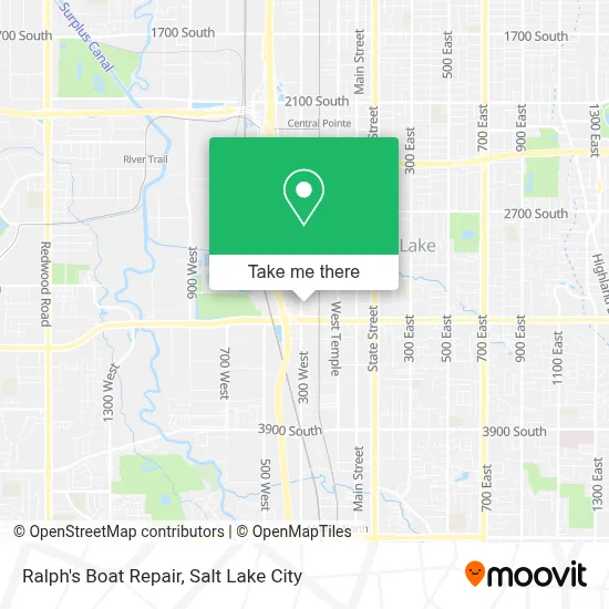 Ralph's Boat Repair map