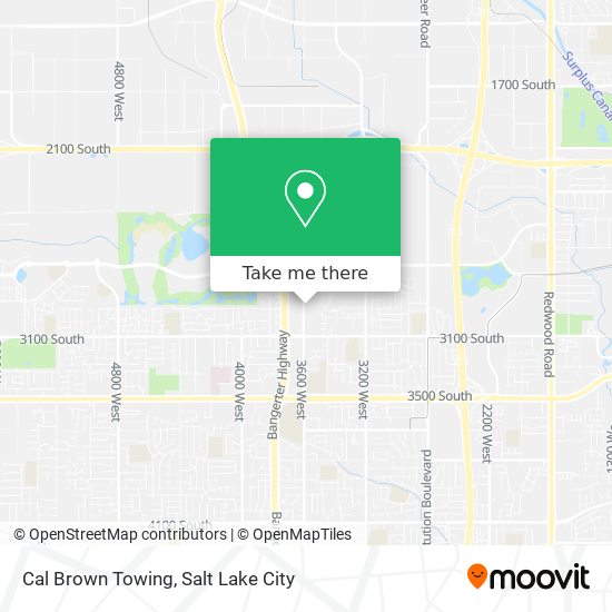 Mapa de Cal Brown Towing