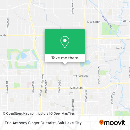 Eric Anthony Singer Guitarist map