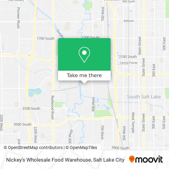 Nickey's Wholesale Food Warehouse map