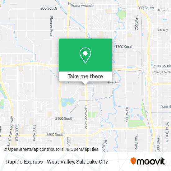 Rapido Express - West Valley map