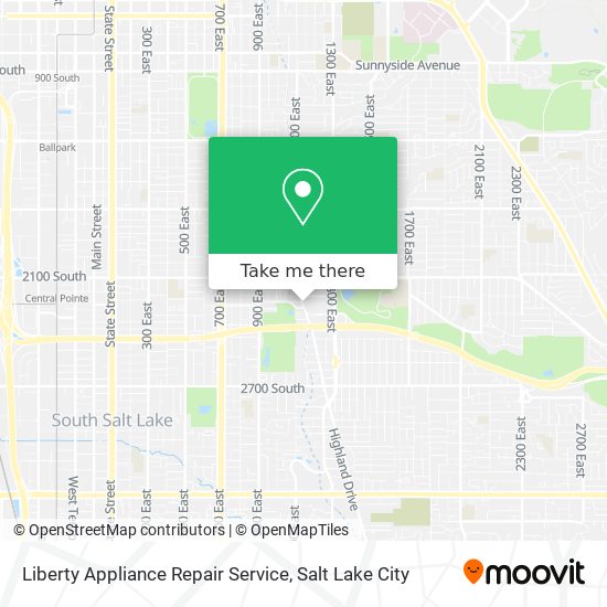 Liberty Appliance Repair Service map