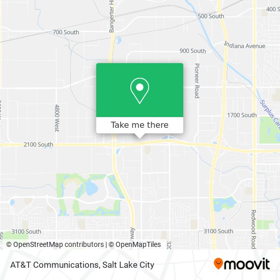 AT&T Communications map