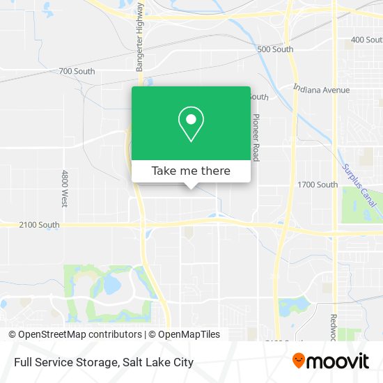 Full Service Storage map