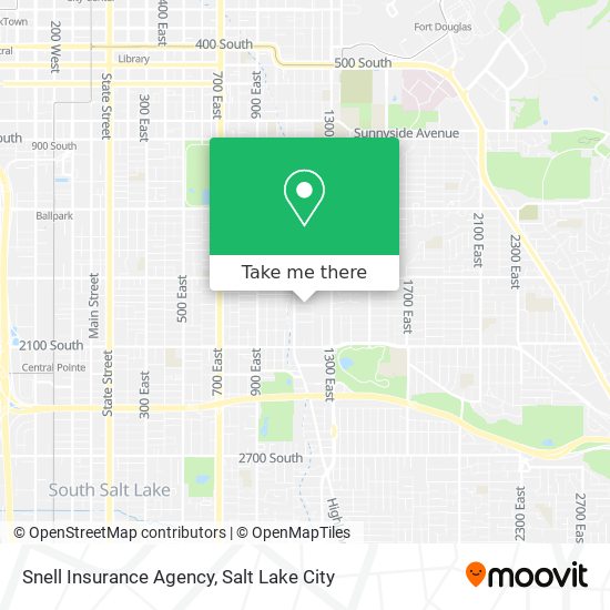 Mapa de Snell Insurance Agency