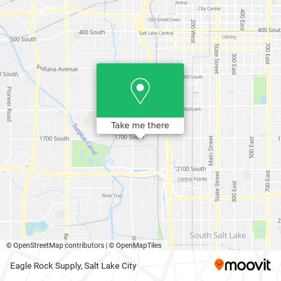 Eagle Rock Supply map