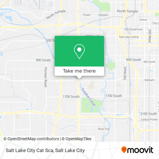 Mapa de Salt Lake City Cat Sca