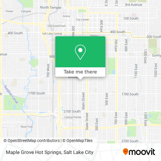 Mapa de Maple Grove Hot Springs