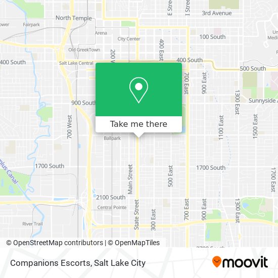 Companions Escorts map