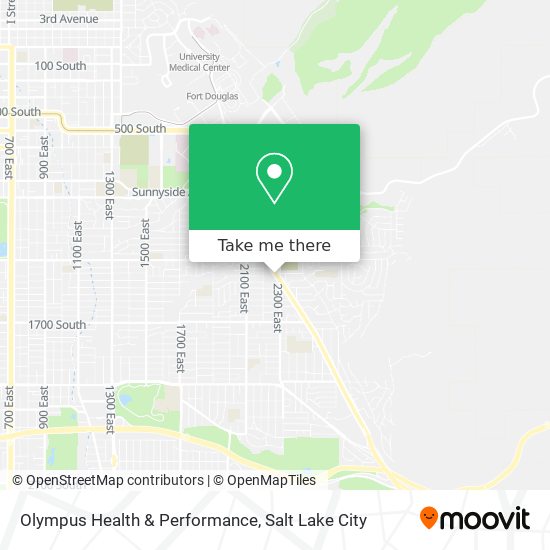 Olympus Health & Performance map