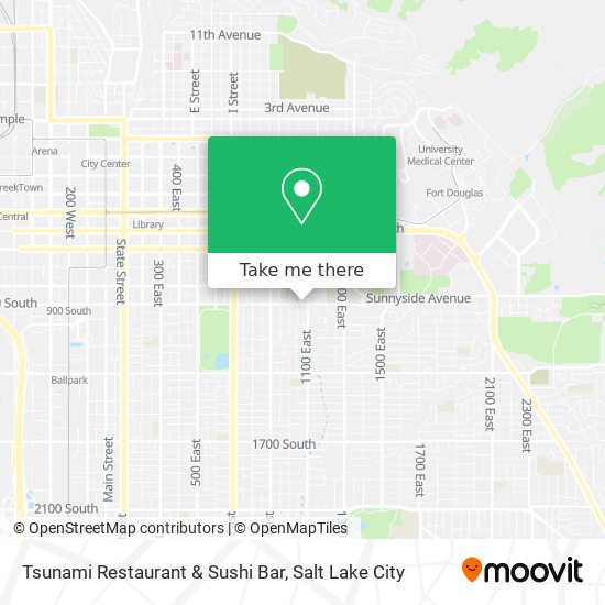 Tsunami Restaurant & Sushi Bar map