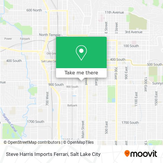 Steve Harris Imports Ferrari map