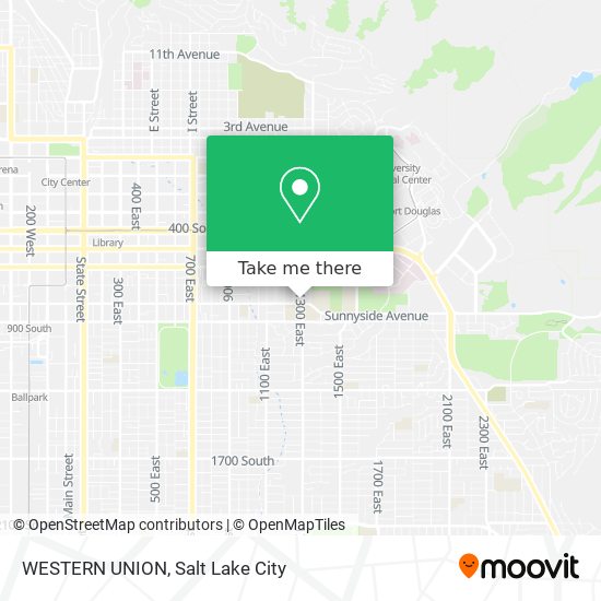 WESTERN UNION map