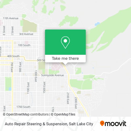 Auto Repair Steering & Suspension map