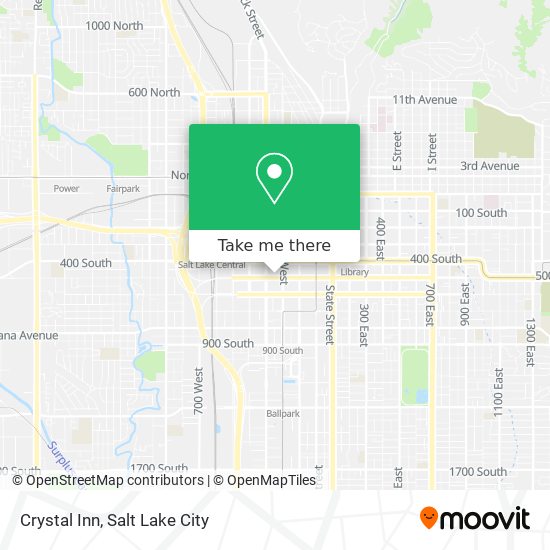Crystal Inn map