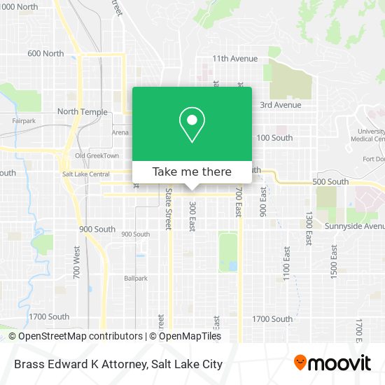Brass Edward K Attorney map
