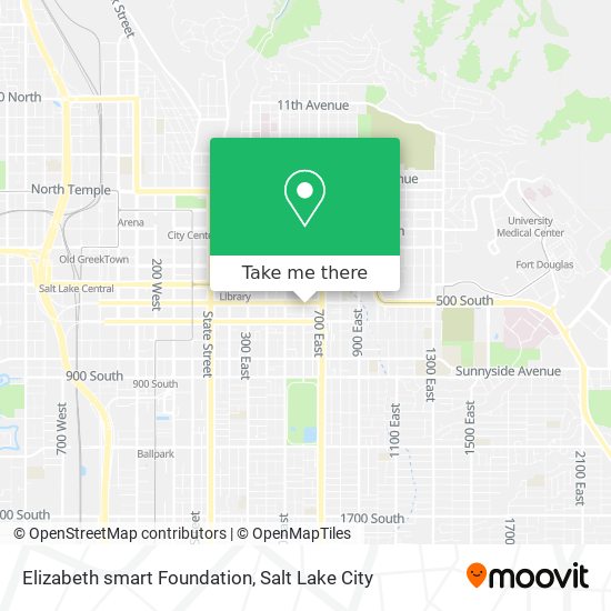 Elizabeth smart Foundation map