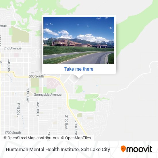 Huntsman Mental Health Institute map