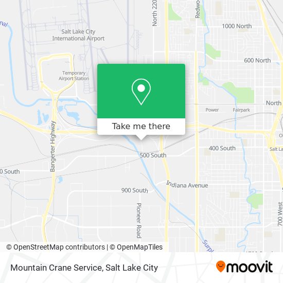 Mountain Crane Service map