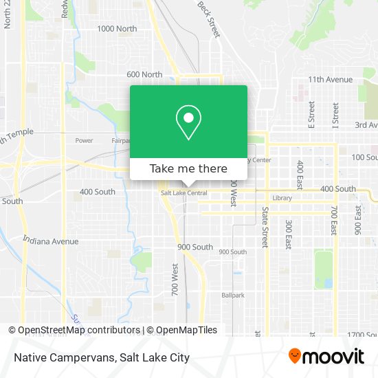 Native Campervans map