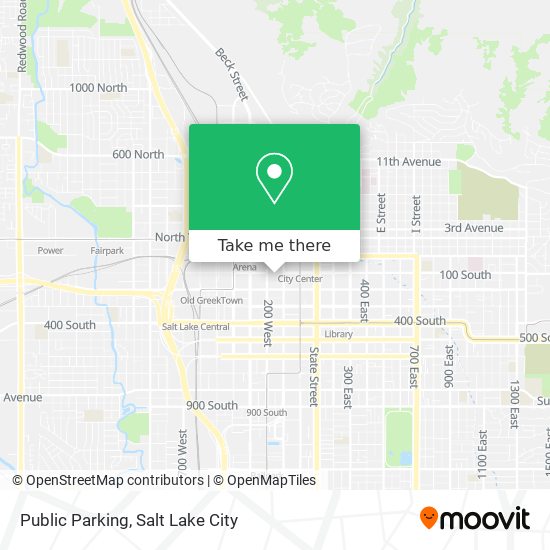 Public Parking map