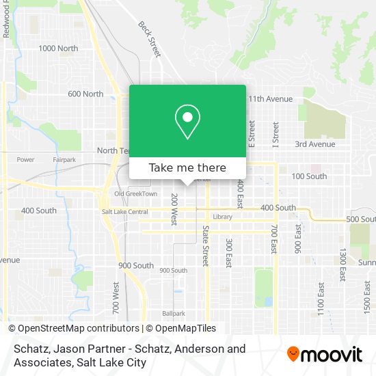 Schatz, Jason Partner - Schatz, Anderson and Associates map