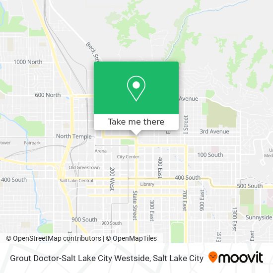 Grout Doctor-Salt Lake City Westside map