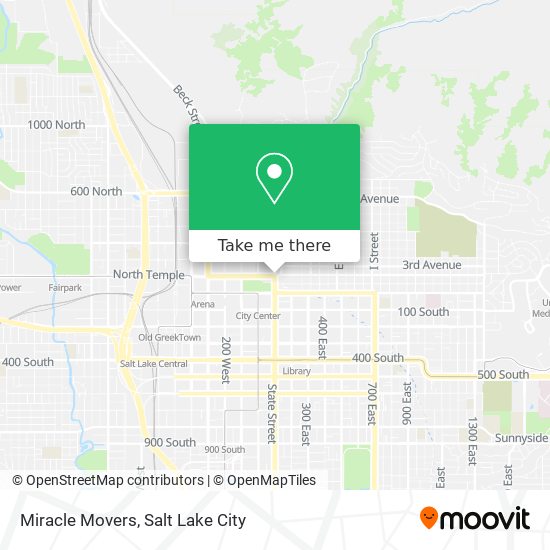 Miracle Movers map