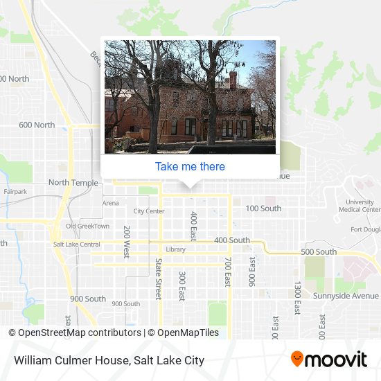 William Culmer House map