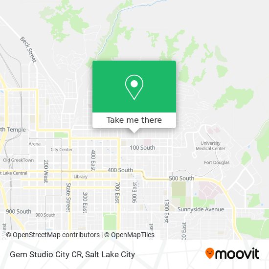 Mapa de Gem Studio City CR