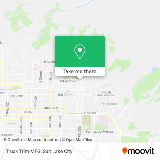 Truck Trim MFG map