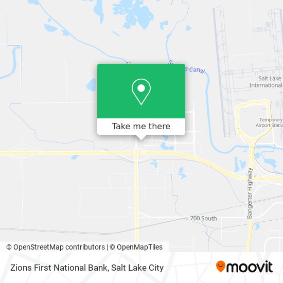 Zions First National Bank map