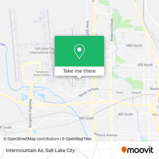 Mapa de Intermountain Air