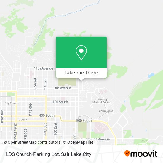 Mapa de LDS Church-Parking Lot