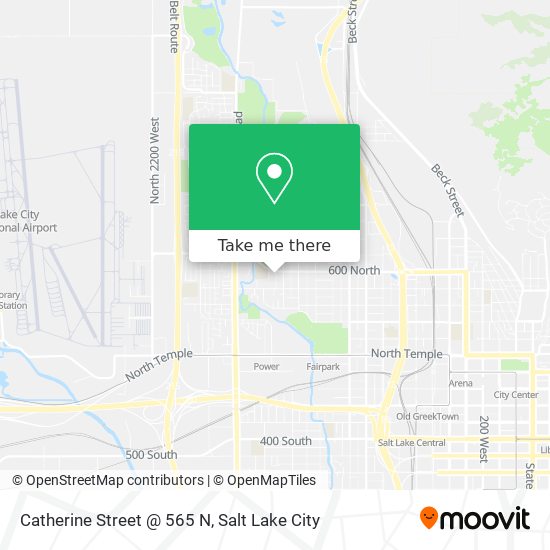 Mapa de Catherine Street @ 565 N