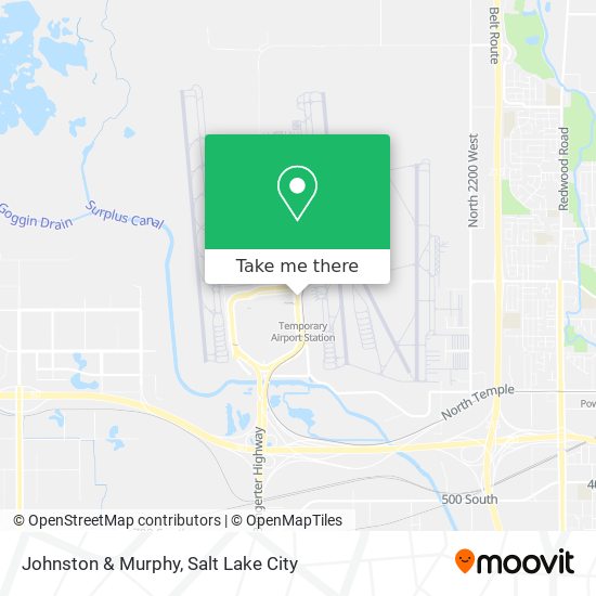 Johnston & Murphy map