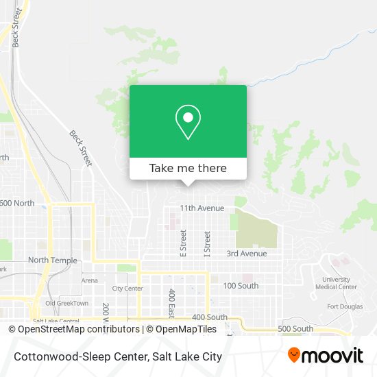 Mapa de Cottonwood-Sleep Center