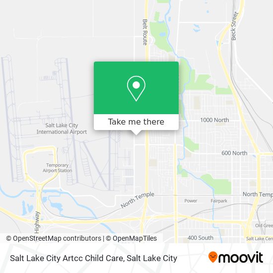 Mapa de Salt Lake City Artcc Child Care