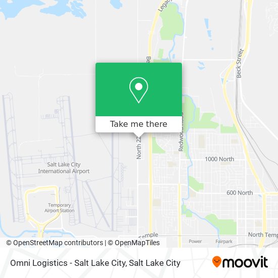 Omni Logistics - Salt Lake City map