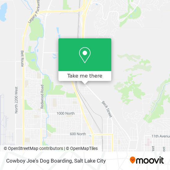 Cowboy Joe's Dog Boarding map