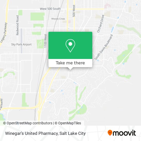 Winegar's United Pharmacy map