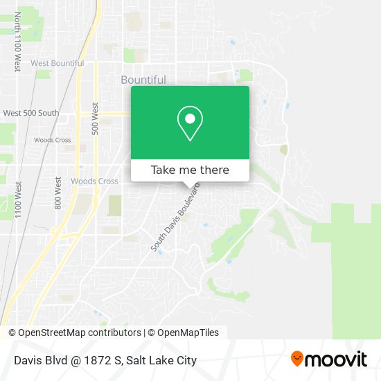 Davis Blvd @ 1872 S map