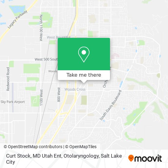 Mapa de Curt Stock, MD Utah Ent, Otolaryngology