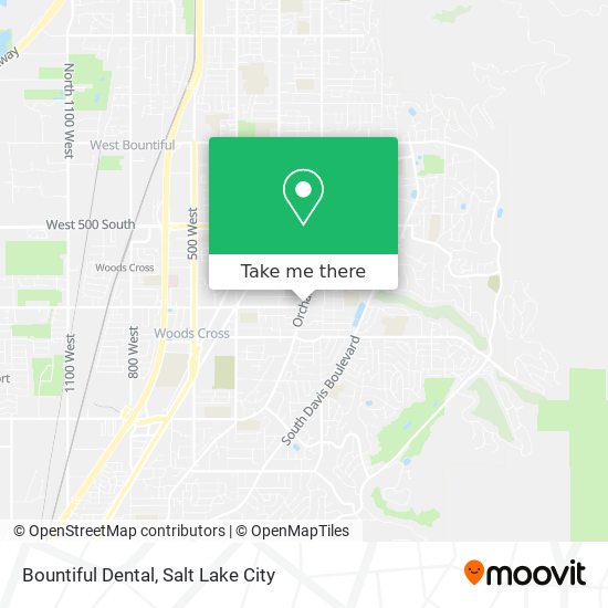 Mapa de Bountiful Dental